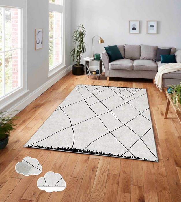 Conceptum Asr Crpt-55 Alfombra de Terciopelo Multicolor 120 x 180 cm Conceptum Asr Crpt-55 Alfombra de Terciopelo Multicolor 120 x 180 cm